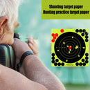 50pcs 8 inch Fluorescent Shooting Targets Self-adhesive Professional Darts Paper