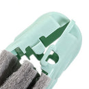 Window Gaps Crevices Groove Corners Scouring Window Cleaning Brush (Green) Newly
