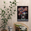 5D Diamond Painting Independence Day Full Round Drill DIY Wall Home Decoratio
