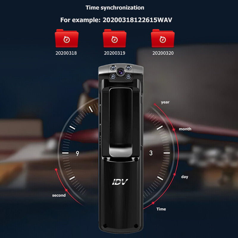 IDV-L01 FHD 1080P WiFi Mini Wearable DVR Body Camera Video Voice Recorder Newly