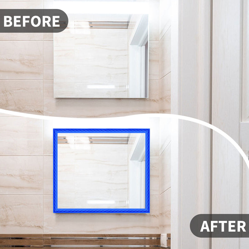 Flexible Molding Trim - Wall Trim Line Skirting Border Adhesive (Blue) Newly