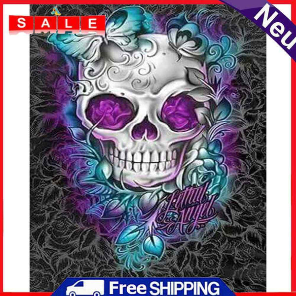 Oil Paint By Numbers Picture DIY Drawing Butterfly Skeleton Handmade Gifts