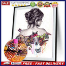 Butterfly Beauty Girl 5D Diamond DIY Painting Craft Kit Home Decor