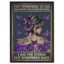 11CT Full Embroidery Kit DIY Elegant Girl Back Printed Cross Stitch Handicraft