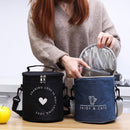 Fashion Thermal Insulated Camping Lunch Box Picnic Bags Handbag Food Storage