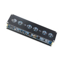 IN14 12V Tube RGB LED Digital Clock Module Circuit Board with Shell (Black)