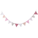 12 Flags 3.2m Retro Flowers Party Wedding Pennant Bunting Banner Decor