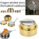 Alcohol Stove Outdoor Survival Camping Cooking Equipment Liquid Spirit Burner_