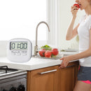 Digital Kitchen Timer Display Digits Cooking Count Up Countdown Alarm Clock