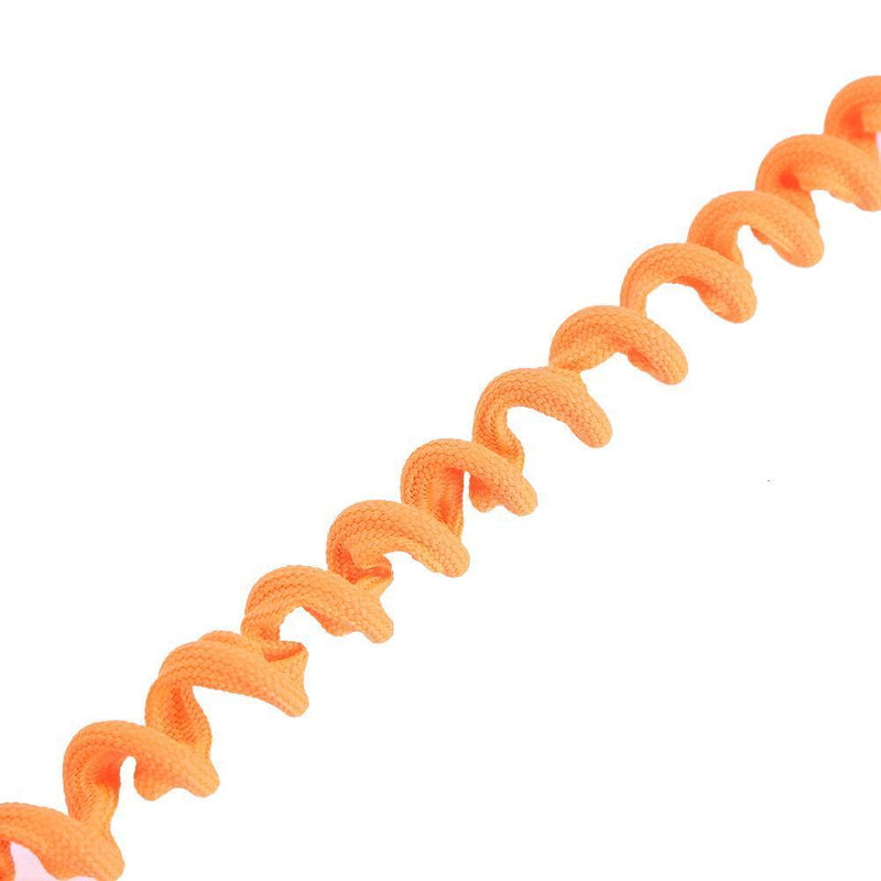 Elastic Kayak Canoe Paddle Leash Surfboard Surfing Safety Rope (Orange)