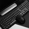 Ergonomic Home office Wired Keyboard Mouse Combo Set Kit USB Desktop PC