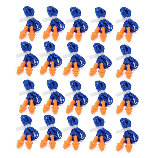 Xmas Tree Shape Protect Hearing Earplugs Earmuff Soft Silicone With Corded