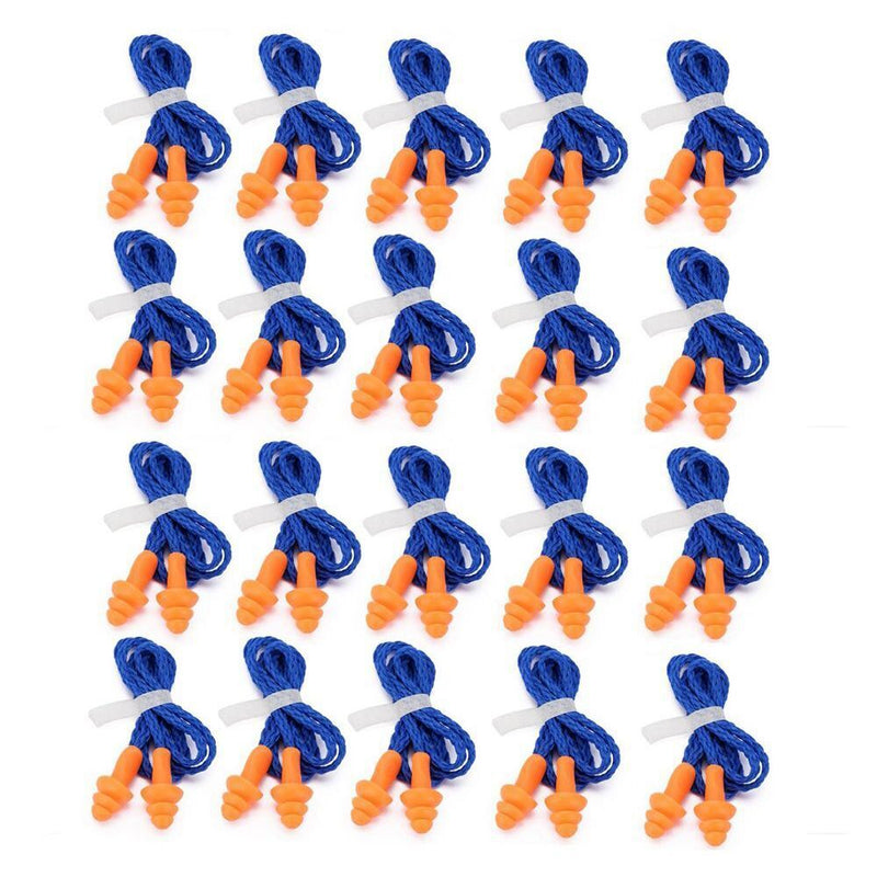 Xmas Tree Shape Protect Hearing Earplugs Earmuff Soft Silicone With Corded