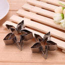 Roses Calyx Fondant Cake Decor Tools Stainless Steel Baking Mold (4pcs) Newly