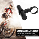 Bike Handlebar Extender Aluminum Alloy Bracket Clamp for Bicycle Light Hold