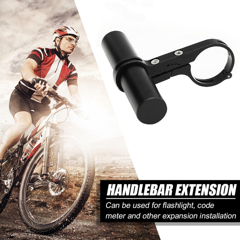Bike Handlebar Extender Aluminum Alloy Bracket Clamp for Bicycle Light Hold