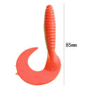 3pcs 8.5 cm U-Shaped Artificial Soft Lure Wobbler Bait Fishing Tackle(SC001