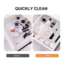 4pcs DIY Adjustable Drawers Divider Partition Combination Boards (White) Newly