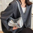 Fashion Sequins Handbag Women Glitters Travel Casual Underarm Shoulder Bag Purse