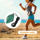 50-108MHz Earmounted FM Radio LCD Digital Display Mini Over-Ear Stereo Radio