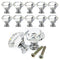 Door Knobs Cupboard Pulls Diamond Shape Pull Handle Crystal Glass Knobs