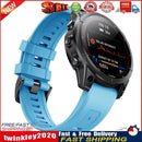 Silicone Strap for Garmin Fenix 7/6/6 Pro/5/5 Plus Watch Band (Sky Blue) Newly