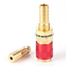 Water Cooled Gas Adapter M10 MIG TIG Welding Torch Hose Connector (Red) Newly