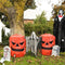Halloween-Kürbisbeutel-Rasendekorationen im Freien, große Kürbisblattbeutel.