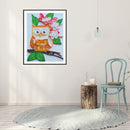 DIY Partial Special Shape Drill Diamond Painting Owl Mosaic Rhinestone Draw