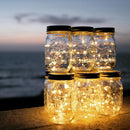 LED Solar Fairy Mason Jar Light Party Wedding Garden Decor (Warm Light 1 m)