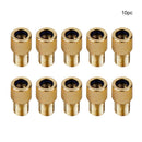 10pcs Bicycle Valve Adapters Presta to Schrader Converters Bike Pump Connectors
