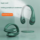 5000mAh Hanging Neck Fan USB Rechargeable Bladeless Sport Mute Fans (Green)