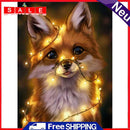 Painting By Numbers DIY Light Fox Hand Painted Canvas Oil Art Picture Craft Kit