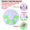 Dot Drill Tray DIY Diamond Painting Tool Plastic Storage Box Holder (White)