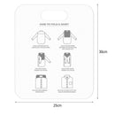 Clothes Folder Shirt Clothing Folders Laundry Storage Organizer (White) Newly