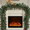 Decorative Wreaths Christmas Wreath Door Hanging Pine Needle Party Ornaments