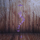 Butterfly Bell Wind Chimes Creative Home Yard Garden Hanging Decor(Purple) Newly