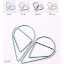 Cute Creative Atationery Student Metal Bookmark Paper Clip Water Drop