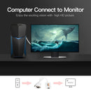 VGA Male to HDMI Output 1080P HD + Audio TV AV HDTV Video Cable Converter - A