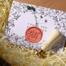 100pcs Star Sealing Wax Fire Paint Beads Grain Envelope Invitation (Orange)
