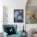 Special Shaped Rhinestone Picture 5D DIY Dandelion Diamond Painting Wall Decor
