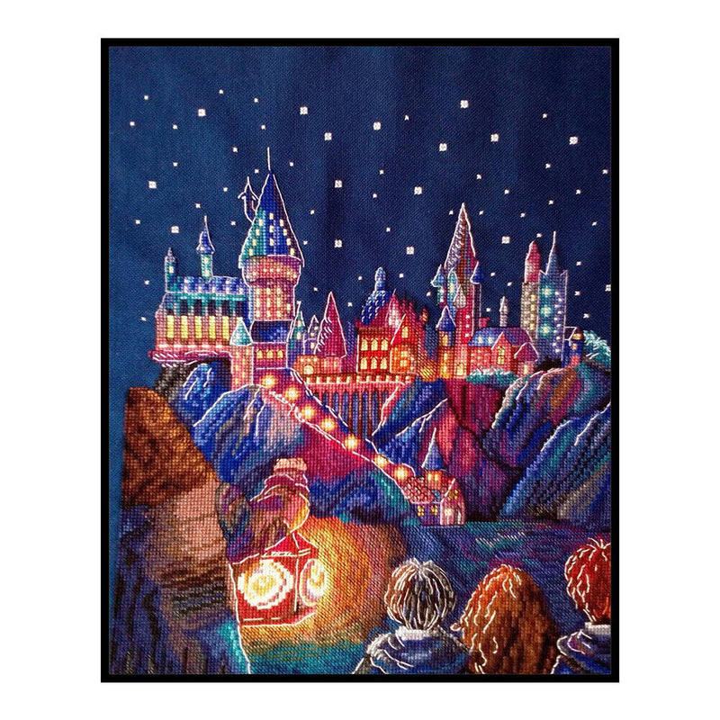 11CT Full Cross Stitch Magic College Counted DIY Kits Handmade Embroidery