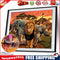 Animal Lion 5D Diamond DIY Painting Kit Home Decor Craft 40 x 30cm