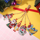 Christmas Diamond Pendant 5D DIY Mosaic Kit Double-sided Rhinestone Decoratio