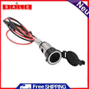 Car Metal Cigarette Lighter Socket 12V with Wires for Car Vacuum Tire Inflator