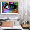 Cartoon Eyes Full Drill Round Diamond Painting Mosaic Picture Home Decor