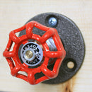 Retro Industrial Wheel Valve Hook Wall Hanging Art Home Coat Towel Hat Hang