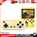 Pocket Handheld Game Console Gamepad 500 Video Games Player Gift (Yellow) Newly