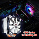SNOWMAN MT6 12cm CPU Cooler Fan 6 Heat Pipes 4 Pin Heatsink (Dual Fan) Newly