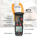 ST184 Digital Clamp Meter Multimeter AC/DC Voltage Current Tester (Yellow)